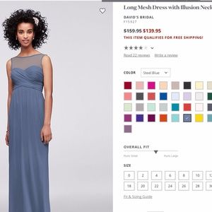 Long Mesh Dress with Illusion Neck